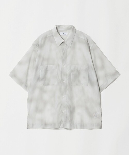 green label relaxing(グリーンレーベルリラクシング)の「<Phospho Graphica>スプラッシュ パターン レギュラーカラー 半袖シャツ(シャツ/ブラウス・メンズ・ライトグレー/ネイビー/ダークグレー・L/S/M)」の16枚目の写真