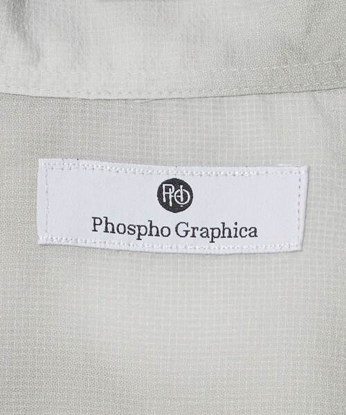 green label relaxing(グリーンレーベルリラクシング)の「<Phospho Graphica>スプラッシュ パターン レギュラーカラー 半袖シャツ(シャツ/ブラウス・メンズ・ライトグレー/ネイビー/ダークグレー・L/S/M)」の13枚目の写真