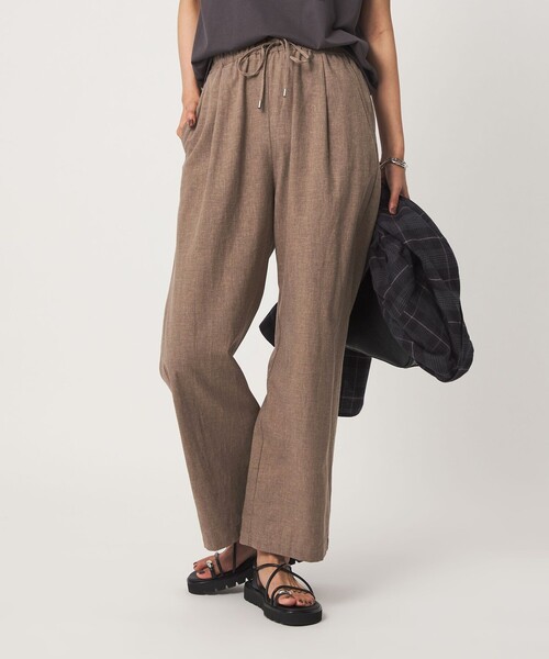 セール】［size SHORT/TALLあり］BREEZE LINEN ブリーズリネン ワイド