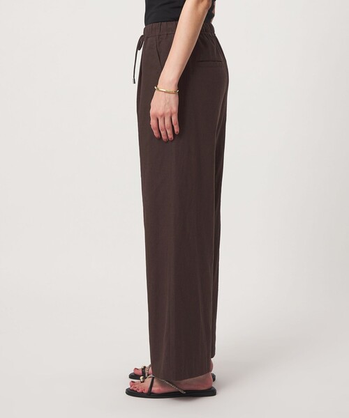 green label relaxing（グリーンレーベルリラクシング）の「［size SHORT/TALLあり］BREEZE LINEN ブリーズリネン ワイド パンツ 2（その他パンツ・レディース・モカ/ブラック/ダークブラウン・TALL/SHORT/42/38/36/34/40）」の7枚目の写真