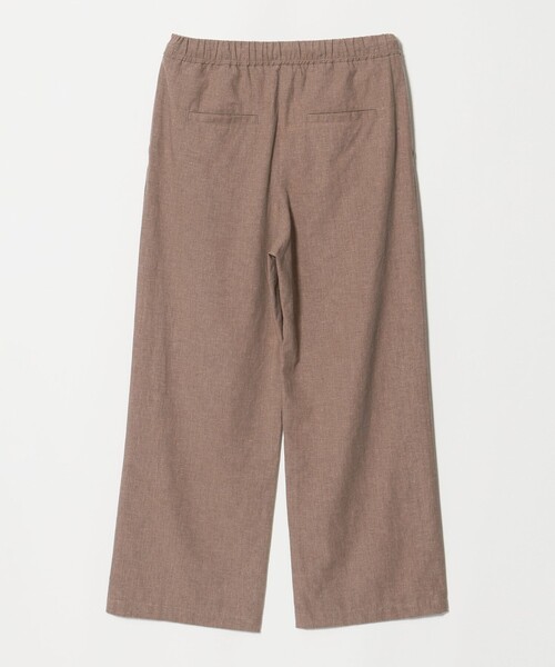 green label relaxing（グリーンレーベルリラクシング）の「［size SHORT/TALLあり］BREEZE LINEN ブリーズリネン ワイド パンツ 2（その他パンツ・レディース・モカ/ブラック/ダークブラウン・TALL/SHORT/42/38/36/34/40）」の10枚目の写真