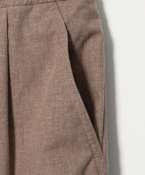 green label relaxing（グリーンレーベルリラクシング）の「［size SHORT/TALLあり］BREEZE LINEN ブリーズリネン ワイド パンツ 2（その他パンツ・レディース・モカ/ブラック/ダークブラウン・TALL/SHORT/42/38/36/34/40）」の12枚目の写真