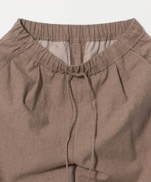green label relaxing（グリーンレーベルリラクシング）の「［size SHORT/TALLあり］BREEZE LINEN ブリーズリネン ワイド パンツ 2（その他パンツ・レディース・モカ/ブラック/ダークブラウン・TALL/SHORT/42/38/36/34/40）」の14枚目の写真