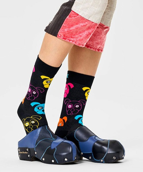 Happy Socks(ハッピーソックス)の「Dog Sock(ソックス/靴下・レディース・マルチ・36)」の1枚目の写真