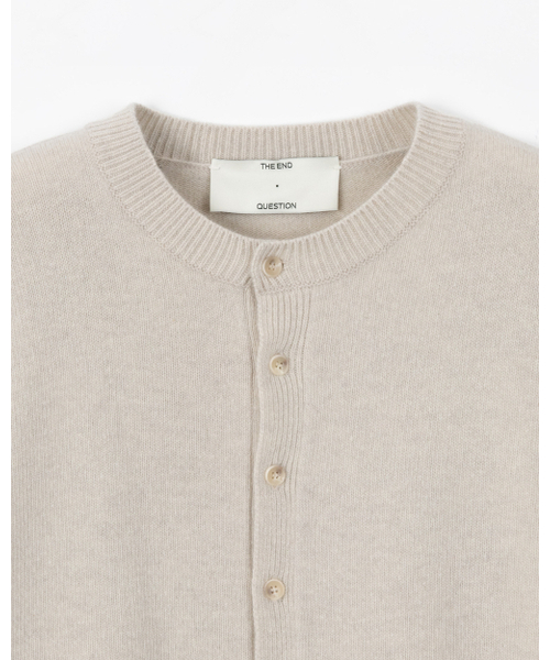 THEENDQUESTION(ジエンドクエスチョン)の「Button half-open knit top / IVORY(ニット/セーター・レディース・その他・1/2)」の9枚目の写真