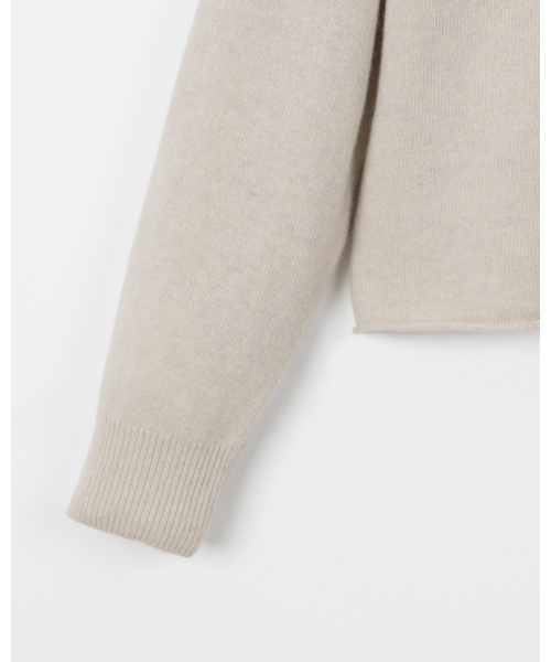 THEENDQUESTION(ジエンドクエスチョン)の「Button half-open knit top / IVORY(ニット/セーター・レディース・その他・1/2)」の10枚目の写真