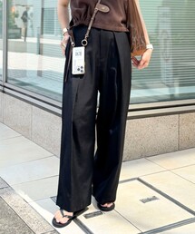 NOLLEY’S | 【一部WEB限定サイズ】ウォッシャブルロビンソンツイルデザインパンツ(その他パンツ)