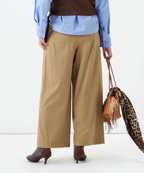 NOLLEY’S（ノーリーズ）の「【一部WEB限定サイズ】ウォッシャブルロビンソンツイルデザインパンツ（その他パンツ・レディース・ブラック/ベージュ/ブラウン・36/39/38）」の15枚目の写真