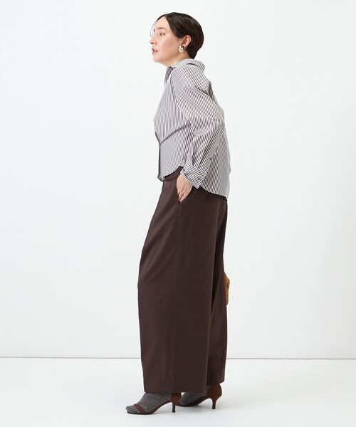 NOLLEY’S（ノーリーズ）の「【一部WEB限定サイズ】ウォッシャブルロビンソンツイルデザインパンツ（その他パンツ・レディース・ブラック/ベージュ/ブラウン・36/39/38）」の20枚目の写真