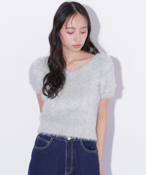 JILL by JILL STUART(ジルバイジルスチュアート)の「フェザーコンパクトニットトップス(ニット/セーター・レディース・ブルー/ピンク/グリーン系その他・FREE)」の19枚目の写真