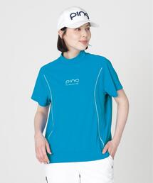 【PING APPAREL】リラックス半袖ハイネックシャツ (LADIES)