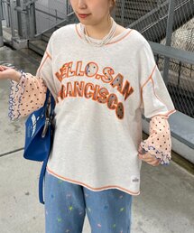 【HELLO.SANFRANCISCO】2WAYハロサンカットアウト半袖TEE