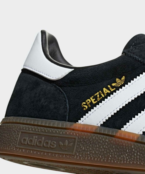 adidas（アディダス）の「ハンドボール スペツィアル [Handball Spezial Shoes] スニーカー / アディダスオリジナルス adidas Originals（スニーカー・メンズ・ブラック×ホワイト・22.5cm/23.5cm/24.5cm/25.5cm/26.5cm/27.5cm/28.5cm/29.5cm/30.0cm/31cm/23.0cm/24.0cm/25.0cm/26.0cm/27.0cm/28.0cm/29.0cm/22.0cm）」の9枚目の写真