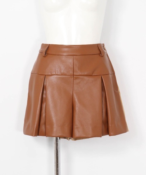 archivio（アルチビオ）の「＜LADIES>異素材切替撥水ショートパンツ（その他パンツ・レディース・レッド/ブラック/ブラウン/ホワイト・S/M/L）」の7枚目の写真