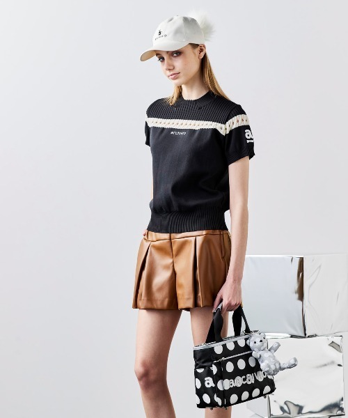 archivio（アルチビオ）の「＜LADIES>異素材切替撥水ショートパンツ（その他パンツ・レディース・レッド/ブラック/ブラウン/ホワイト・S/M/L）」の18枚目の写真