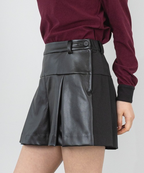 archivio（アルチビオ）の「＜LADIES>異素材切替撥水ショートパンツ（その他パンツ・レディース・レッド/ブラック/ブラウン/ホワイト・S/M/L）」の20枚目の写真