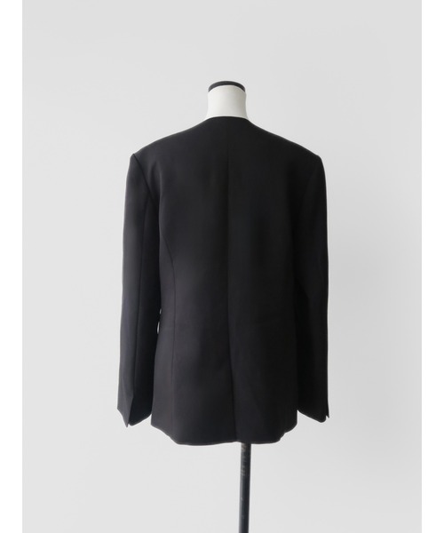 NOWNS（ナウンス）の「Noe | Soft scarf jacket set（ノーカラージャケット・レディース・アイボリー/ブラック・FREE）」の21枚目の写真
