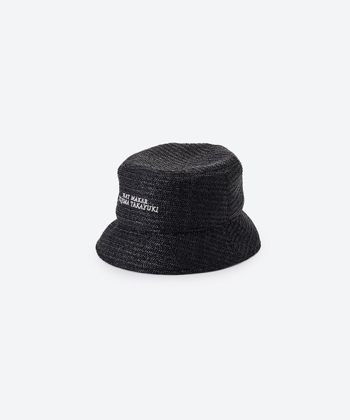 KIJIMA TAKAYUKI(キジマ タカユキ)の「NYLON MESH BUCKET HAT(ハット・レディース・ブラック・57cm)」の1枚目の写真