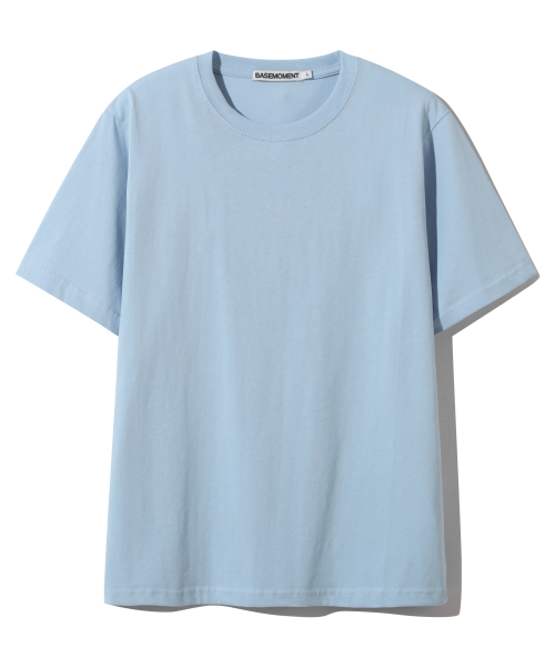 BASEMOMENT(ベースモーメント)の「レイヤードエッセンシャルTシャツスカイブルー(Tシャツ/カットソー・メンズ・その他・MEDIUM/X-LARGE/LARGE)」の2枚目の写真