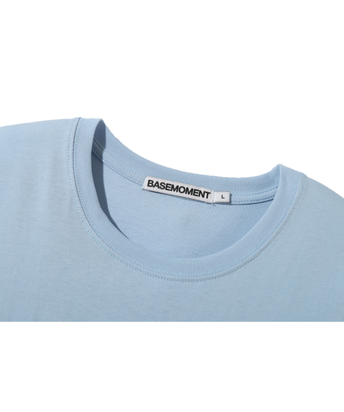 BASEMOMENT(ベースモーメント)の「レイヤードエッセンシャルTシャツスカイブルー(Tシャツ/カットソー・メンズ・その他・MEDIUM/X-LARGE/LARGE)」の4枚目の写真