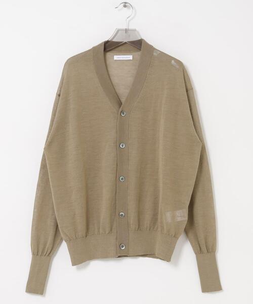 URBAN RESEARCH（アーバンリサーチ）の「RAMIE SHEER CARDIGAN（ニット/セーター・メンズ・ブルー系その他/ネイビー/カーキ/モカ・LARGE/MEDIUM）」の5枚目の写真