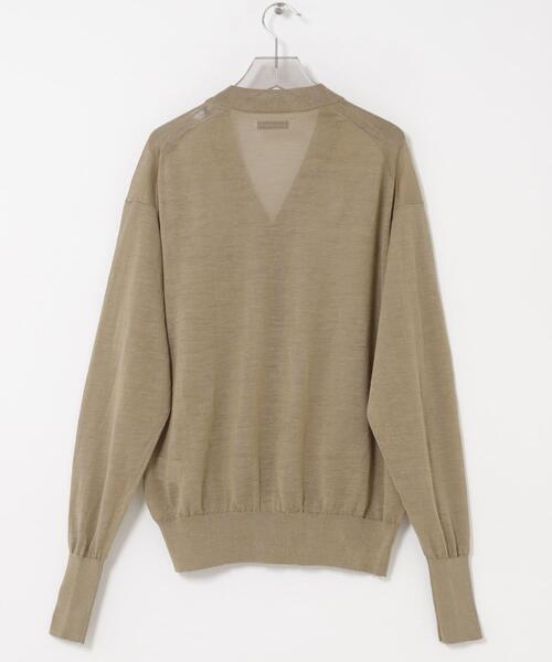 URBAN RESEARCH（アーバンリサーチ）の「RAMIE SHEER CARDIGAN（ニット/セーター・メンズ・ブルー系その他/ネイビー/カーキ/モカ・LARGE/MEDIUM）」の8枚目の写真
