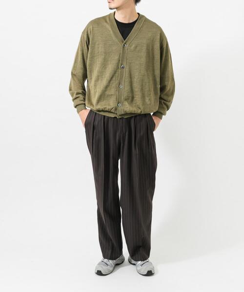 URBAN RESEARCH（アーバンリサーチ）の「RAMIE SHEER CARDIGAN（ニット/セーター・メンズ・ブルー系その他/ネイビー/カーキ/モカ・LARGE/MEDIUM）」の14枚目の写真