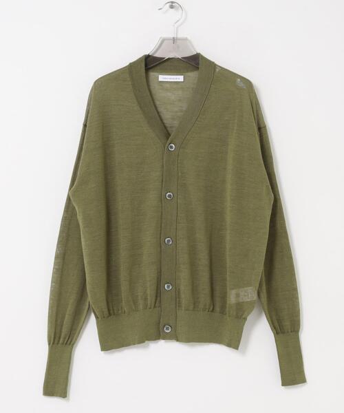 URBAN RESEARCH（アーバンリサーチ）の「RAMIE SHEER CARDIGAN（ニット/セーター・メンズ・ブルー系その他/ネイビー/カーキ/モカ・LARGE/MEDIUM）」の15枚目の写真