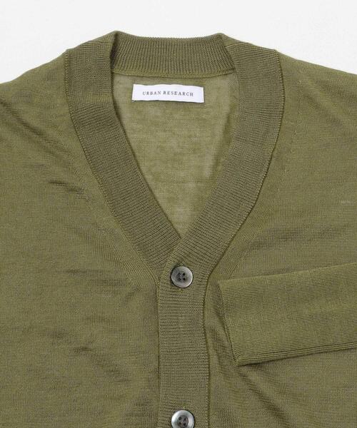 URBAN RESEARCH（アーバンリサーチ）の「RAMIE SHEER CARDIGAN（ニット/セーター・メンズ・ブルー系その他/ネイビー/カーキ/モカ・LARGE/MEDIUM）」の16枚目の写真