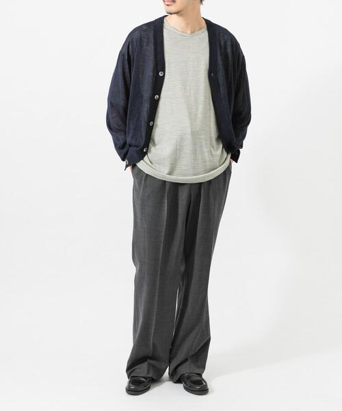 URBAN RESEARCH（アーバンリサーチ）の「RAMIE SHEER CARDIGAN（ニット/セーター・メンズ・ブルー系その他/ネイビー/カーキ/モカ・LARGE/MEDIUM）」の21枚目の写真