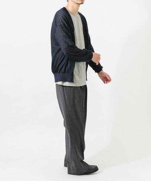 URBAN RESEARCH（アーバンリサーチ）の「RAMIE SHEER CARDIGAN（ニット/セーター・メンズ・ブルー系その他/ネイビー/カーキ/モカ・LARGE/MEDIUM）」の22枚目の写真