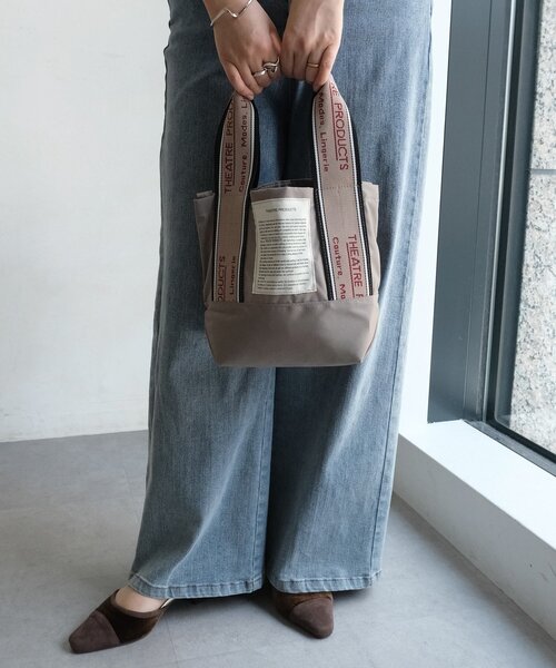 Chez toi(シェトワ)の「【THEATRE PRODUCTS 】ロゴテープ2WAYショルダーバッグ(ショルダーバッグ・レディース・ブラック/ベージュ/グレー・FREE)」の18枚目の写真