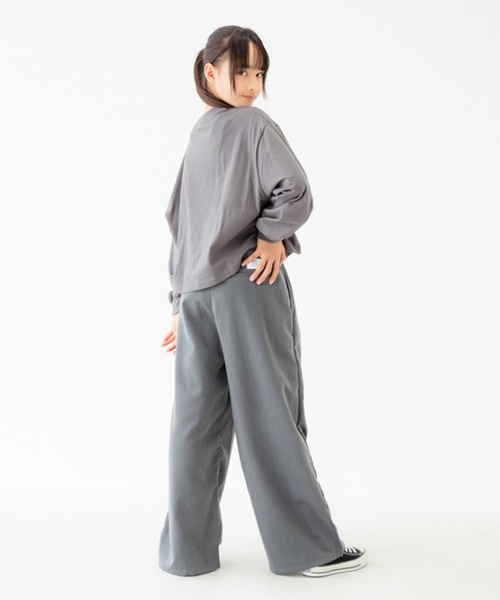 GENERATOR(ジェネレーター)の「GENERATOR/ジェネレーター 2タックワイドパンツ(その他パンツ・レディース・ベージュ/ブラック/チャコールグレー・F)」の6枚目の写真