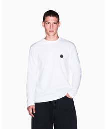 【A|X アルマーニ エクスチェンジ】AXロゴ バックプリント レギュラーフィット 長袖クルーネックTシャツ/REGULAR
