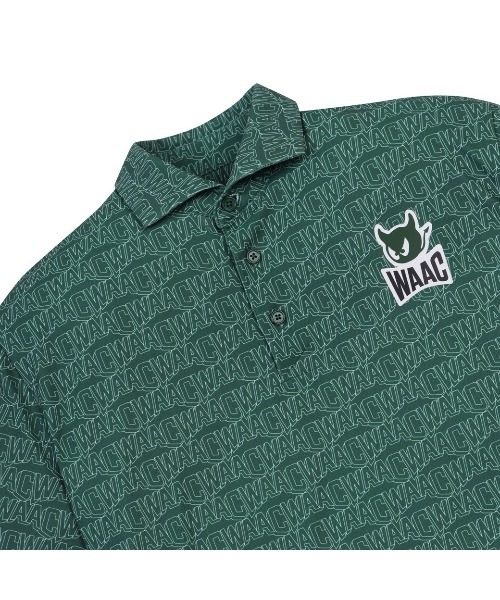 WAAC(ワック)の「MEN ウェーブロゴポロシャツ(シャツ/ブラウス・メンズ・グリーン/ネイビー・SMALL/X-LARGE)」の3枚目の写真