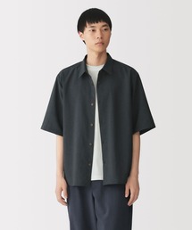 紳士 風を通す 五分袖シャツ