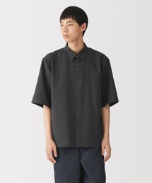 無印良品 | 紳士　風を通す　五分袖シャツ(シャツ/ブラウス)