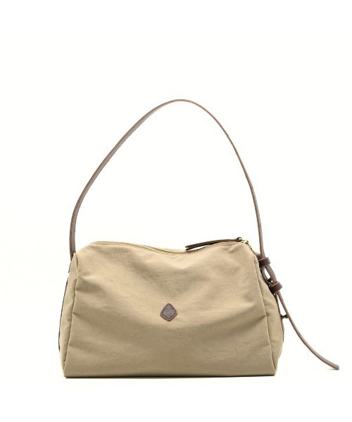 CLEDRAN(クレドラン)の「【軽量ナイロン×牛革】CL4025 LALI SQUARE HALF SHOULDER(ショルダーバッグ・レディース・ベージュ/ブラック/ブルーグレー・FREE)」の3枚目の写真