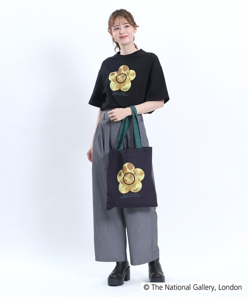 MARY QUANT（マリークワント）の「ファン・ゴッホデザイン トート（トートバッグ・レディース・アイボリー/ブラック・FREE）」の14枚目の写真