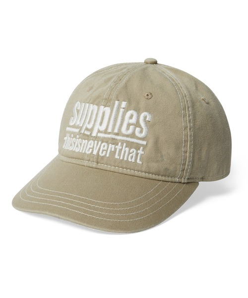 thisisneverthat(ディスイズネバーザット)の「Supplies Cap(キャップ・メンズ・カーキ/ストーン・FREE)」の2枚目の写真