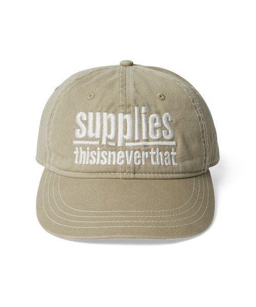 thisisneverthat(ディスイズネバーザット)の「Supplies Cap(キャップ・メンズ・カーキ/ストーン・FREE)」の3枚目の写真