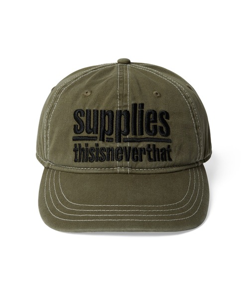 thisisneverthat(ディスイズネバーザット)の「Supplies Cap(キャップ・メンズ・カーキ/ストーン・FREE)」の5枚目の写真