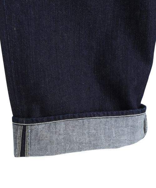 PORTER CLASSIC（ポータークラシック）の「Porter Classic / ポータークラシック：STEINBECK DENIM PANTS：PC-005-3835[COR]（デニムパンツ・メンズ・ダークネイビー・M/L）」の11枚目の写真