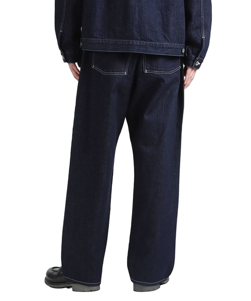 PORTER CLASSIC（ポータークラシック）の「Porter Classic / ポータークラシック：STEINBECK DENIM PANTS：PC-005-3835[COR]（デニムパンツ・メンズ・ダークネイビー・M/L）」の7枚目の写真