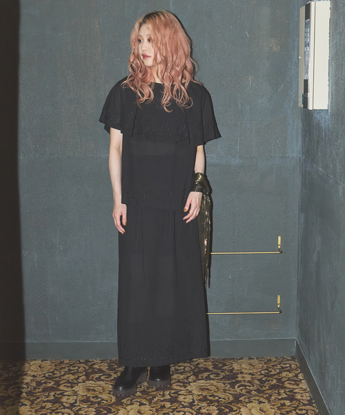 JOURNAL STANDARD(ジャーナルスタンダード)の「【SALLY VINTAGE × JOURNAL STANDARD】SALLY ORGANDY BLOUSE(シャツ/ブラウス・レディース・ブラック/アイボリー・FREE)」の3枚目の写真