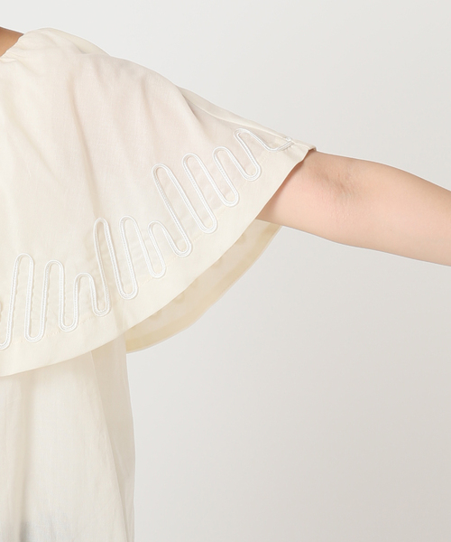 JOURNAL STANDARD(ジャーナルスタンダード)の「【SALLY VINTAGE × JOURNAL STANDARD】SALLY ORGANDY BLOUSE(シャツ/ブラウス・レディース・ブラック/アイボリー・FREE)」の13枚目の写真