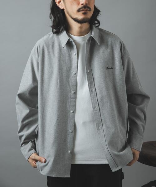 ITEMS URBANRESEARCH(アイテムズ アーバンリサーチ)の「刺繍 オックス レギュラーカラーシャツ(シャツ/ブラウス・メンズ・ブラック/ホワイト/ブルー・MEDIUM/LARGE)」の13枚目の写真