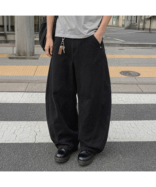 ANOLORCODE（アノローコード）の「ベター カーブド チノパンツ (3色)（その他パンツ・レディース・ブラウン/ベージュ/ブラック・SMALL/MEDIUM/LARGE）」の2枚目の写真