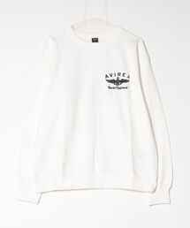 《WEB&DEPOT限定》CAMOUFLAGE LOGO CREW SWEAT / カモフラージュ ロゴ クルー スウェット / AVIREX / アヴィレックス