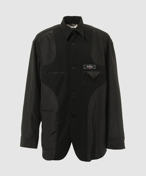 DAIRIKU(ダイリク)の「"STANLEY" TAILORED LINING SILK SHIRT(シャツ/ブラウス・メンズ・ブラック・L/M)」の1枚目の写真
